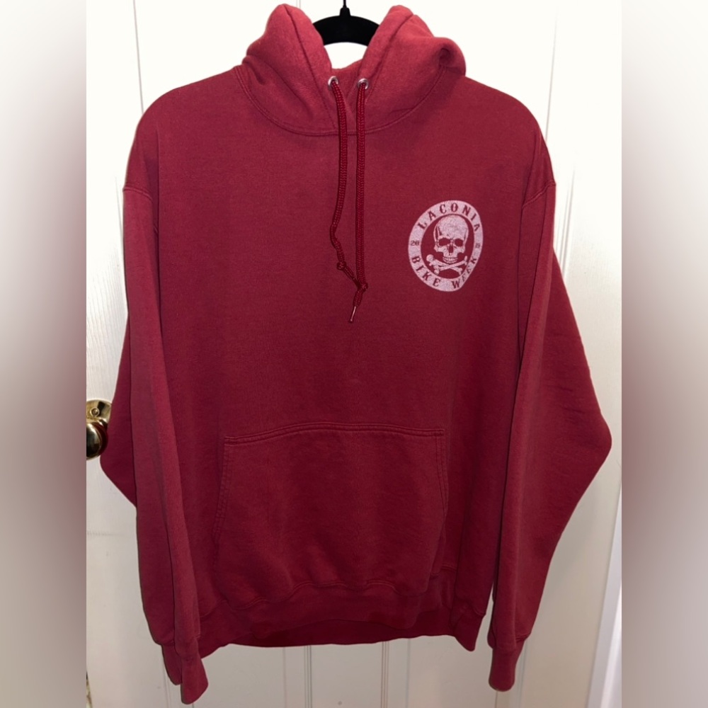 2019 Laconia Bike Week Hoodie with Skull Design